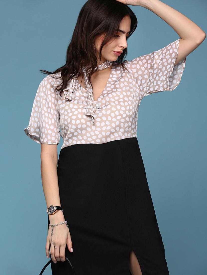 women's sheath printed dress - 18530369 - Standard Image - 1