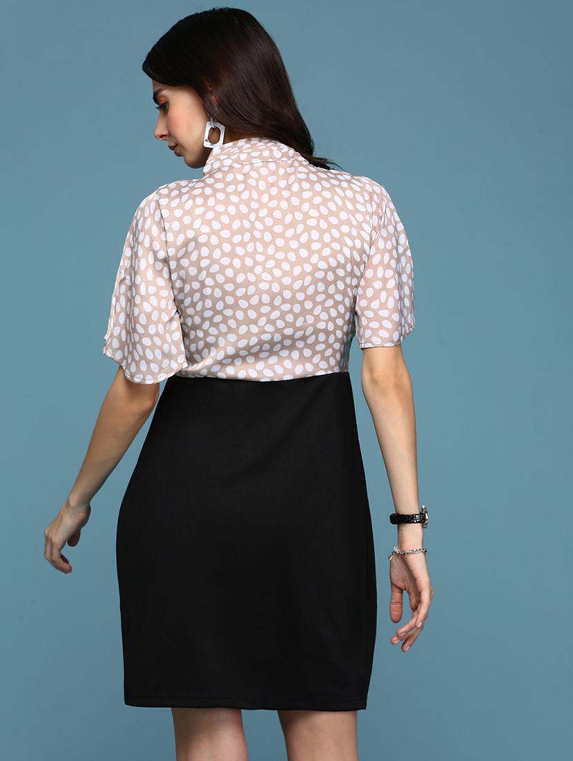 women's sheath printed dress - 18530369 - Standard Image - 4