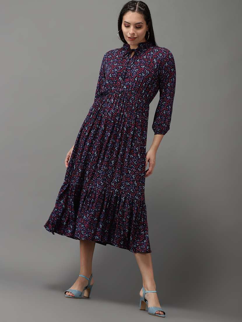 women's tiered dress floral dress - 18530384 -  Standard Image - 1