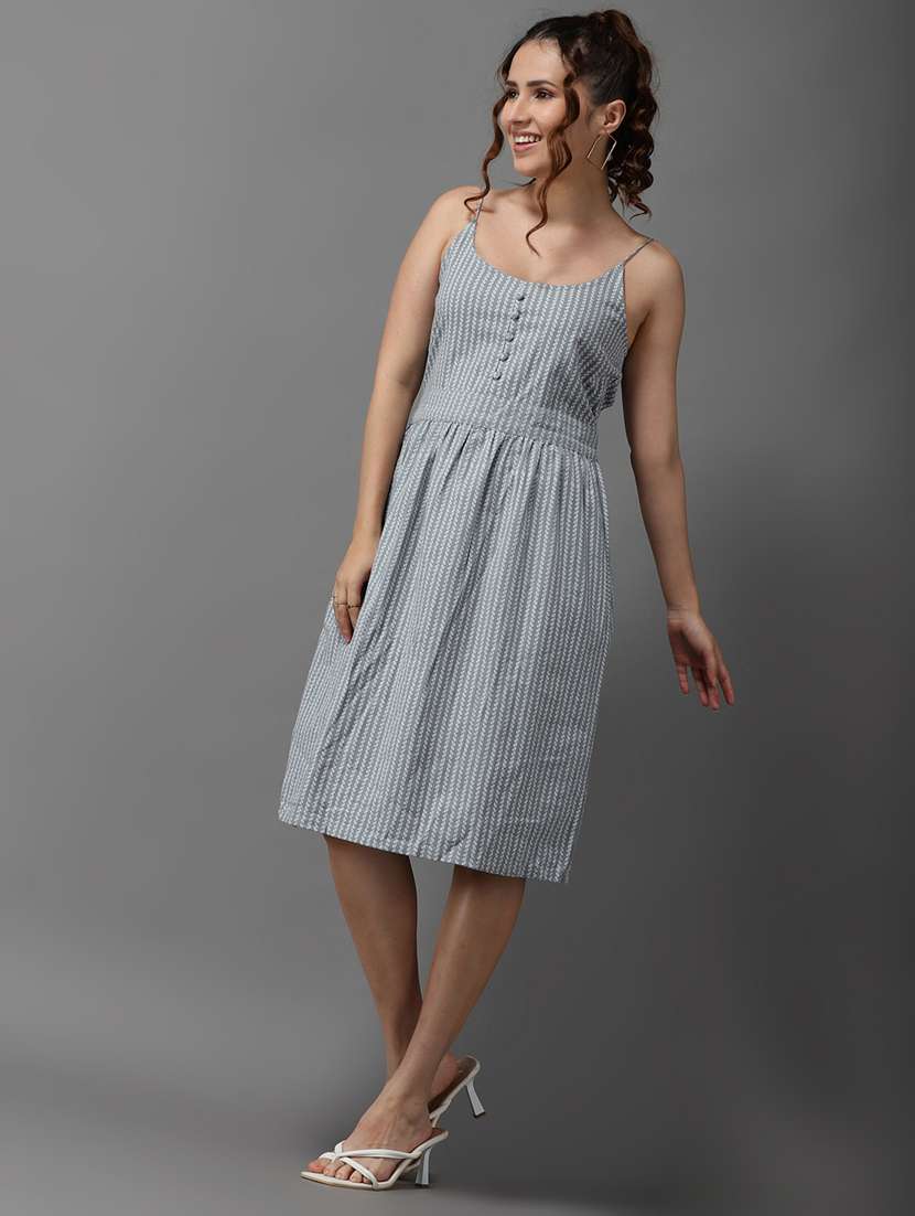 women's fit & flare herringbone dress - 18530391 -  Standard Image - 1