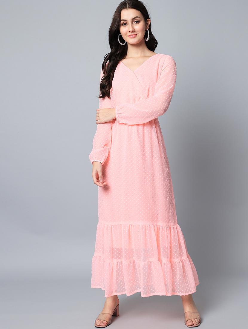 women's tiered dress swiss dots dress - 18531828 -  Zoom Image - 0