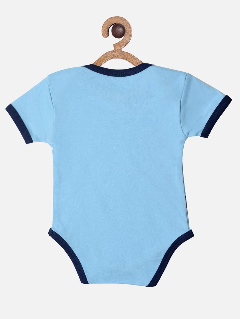 boys blue printed onesies  - 18531878 -  Standard Image - 1