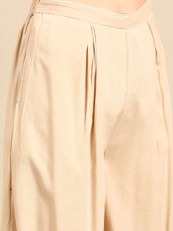 women printed kurta palazzo set with dupatta - 18532040 -  Standard Image - 4