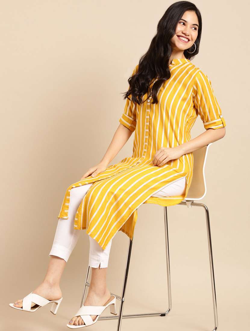 women's straight kurta - 18532119 -  Standard Image - 1