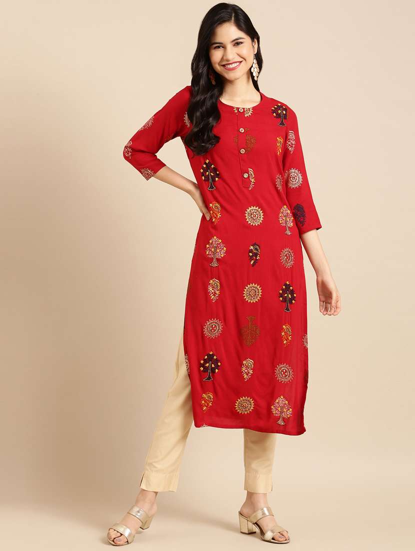 women's straight kurta