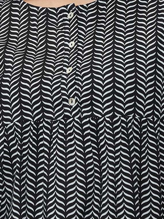 women's peplum round neck top - 18532300 -  Standard Image - 4