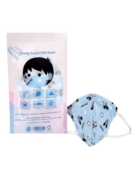 multi colored nonwoven antipollution mask - 18532444 -  Standard Image - 1