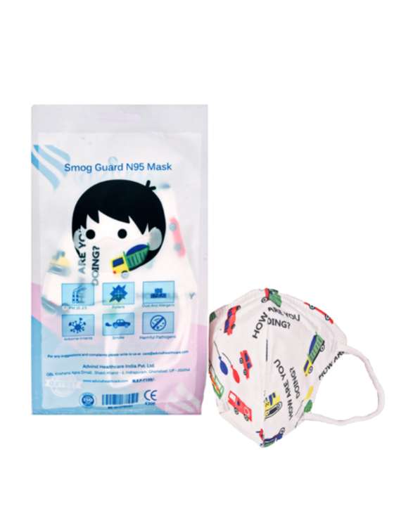 multi colored nonwoven antipollution mask - 18532445 -  Standard Image - 1