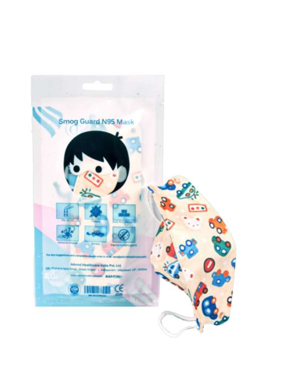 multi colored nonwoven antipollution mask - 18532448 -  Standard Image - 1