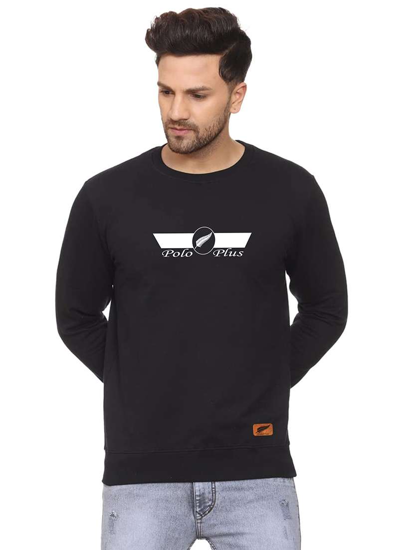 mens chest print sweatshirt
