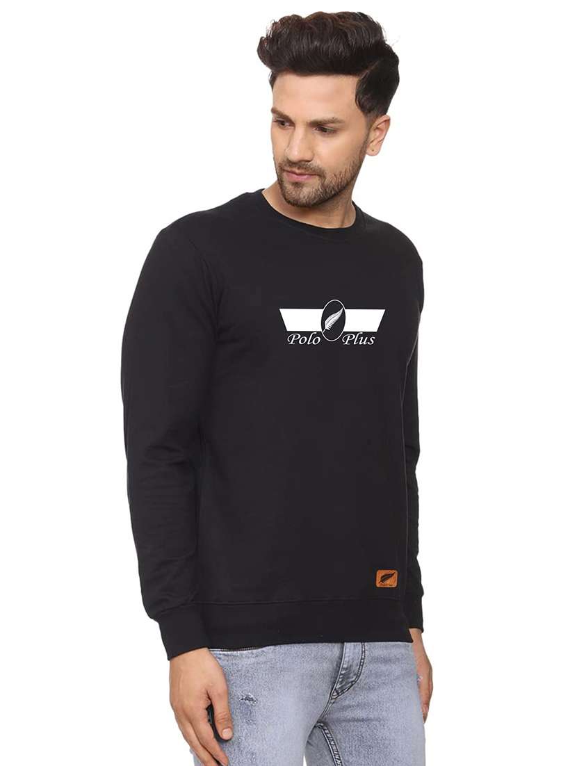 mens chest print sweatshirt - 18532515 - Standard Image - 1