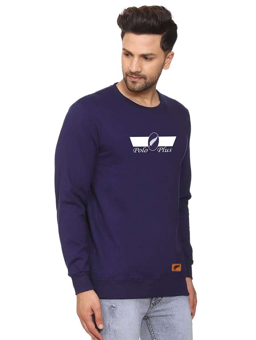 mens chest print sweatshirt - 18532518 -  Standard Image - 1