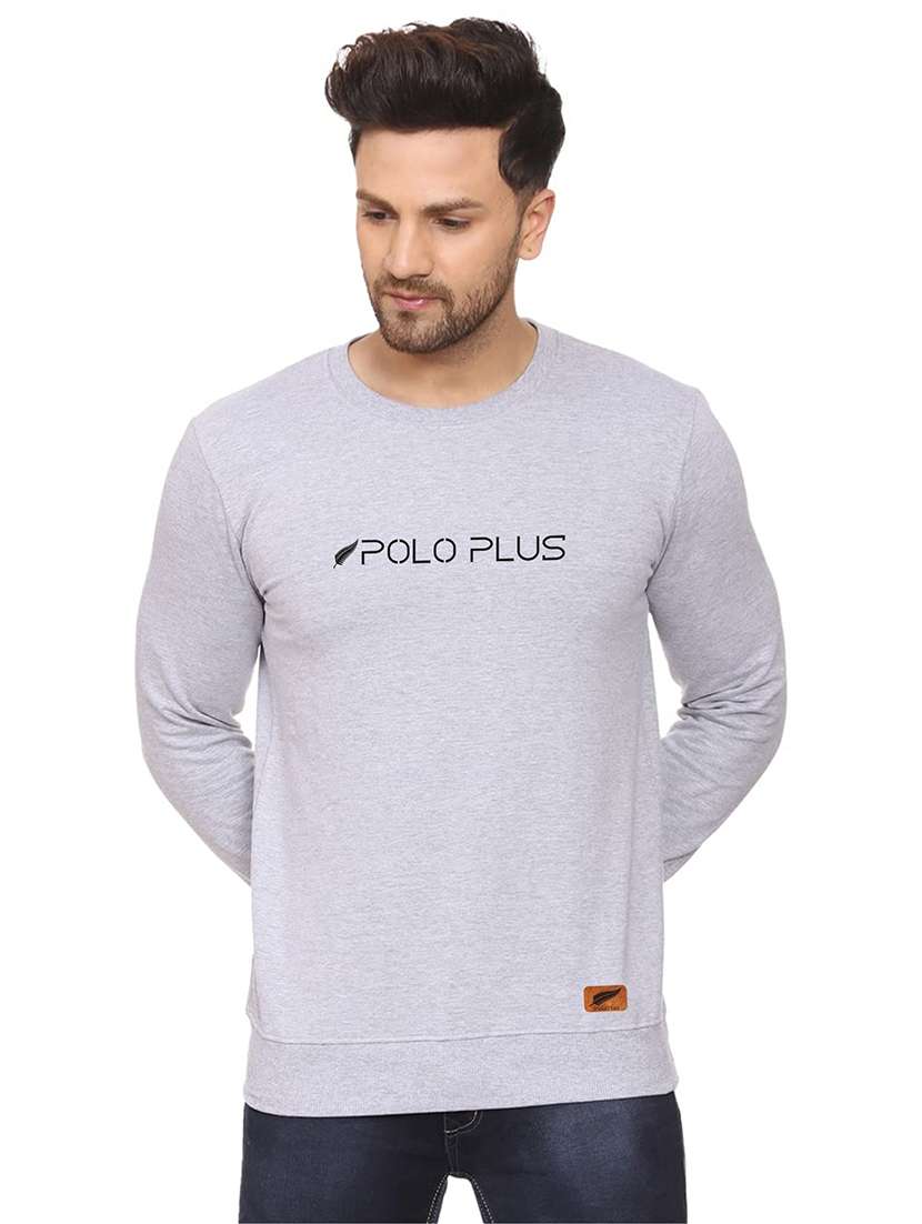 mens chest print sweatshirt