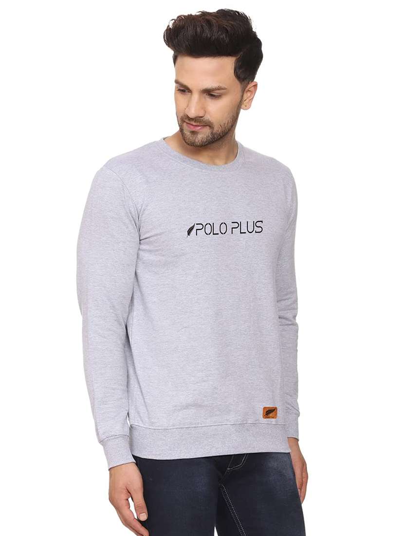 mens chest print sweatshirt - 18532520 -  Standard Image - 1