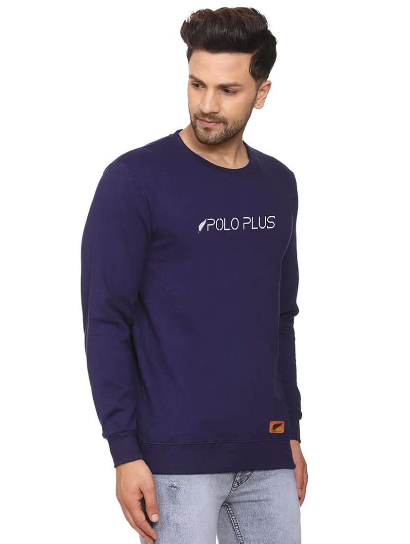 mens chest print sweatshirt - 18532522 - Standard Image - 1