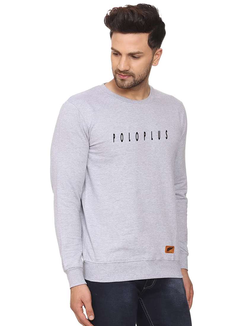 mens chest print sweatshirt - 18532524 -  Standard Image - 1