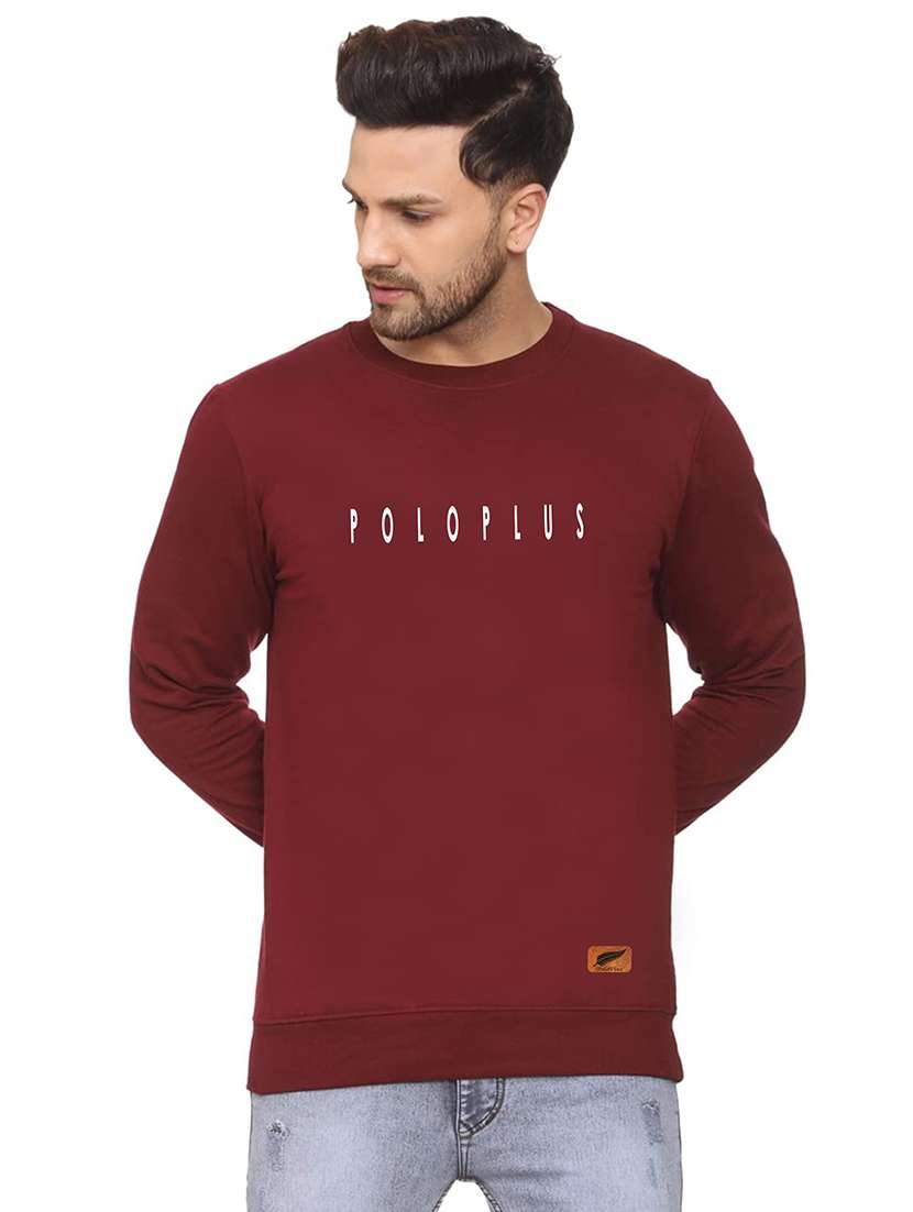 mens chest print sweatshirt