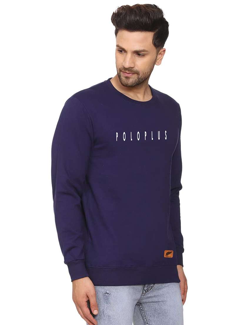 mens chest print sweatshirt - 18532526 - Standard Image - 1