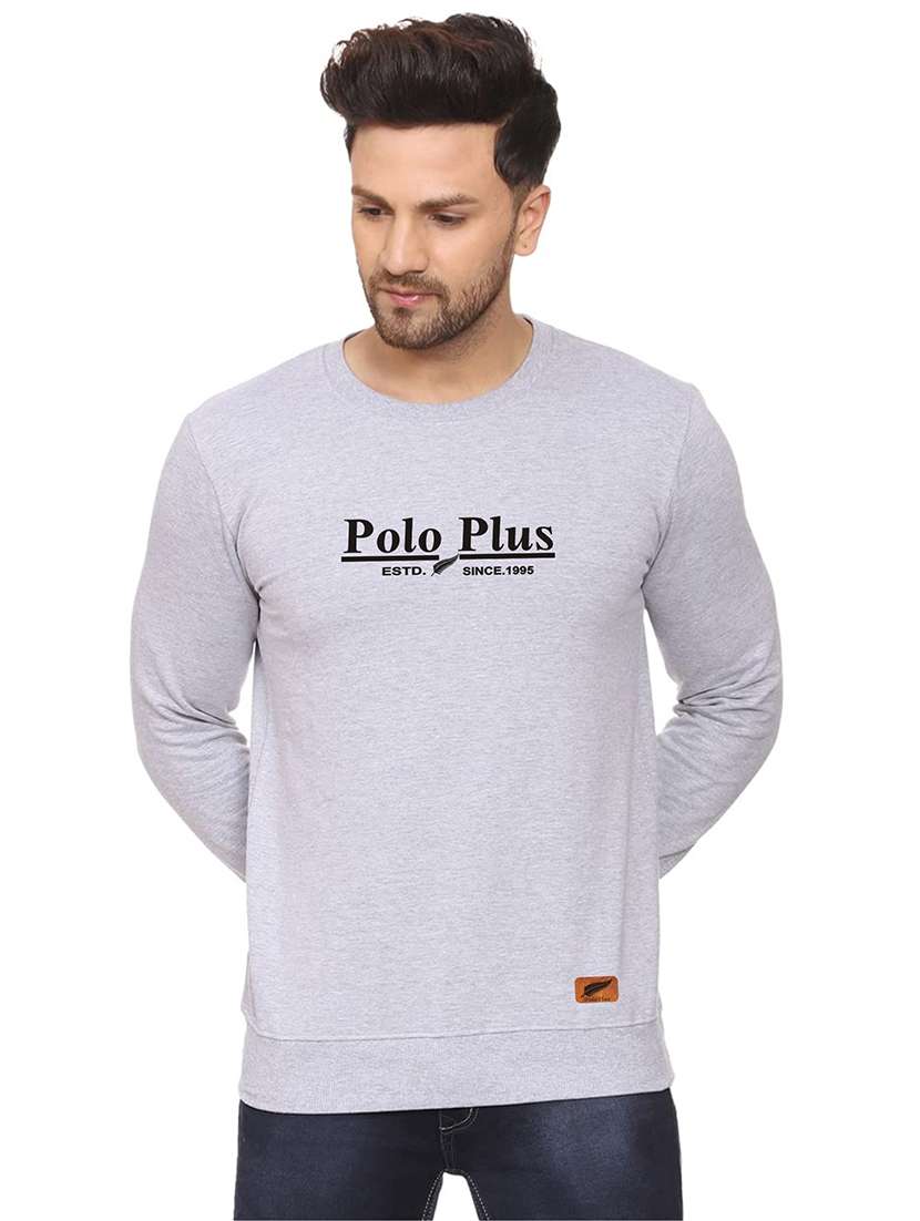 mens chest print sweatshirt