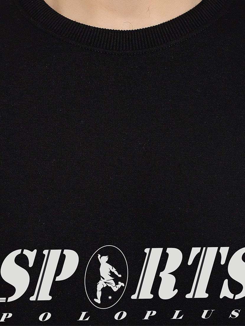 mens chest print sweatshirt - 18532531 - Standard Image - 4