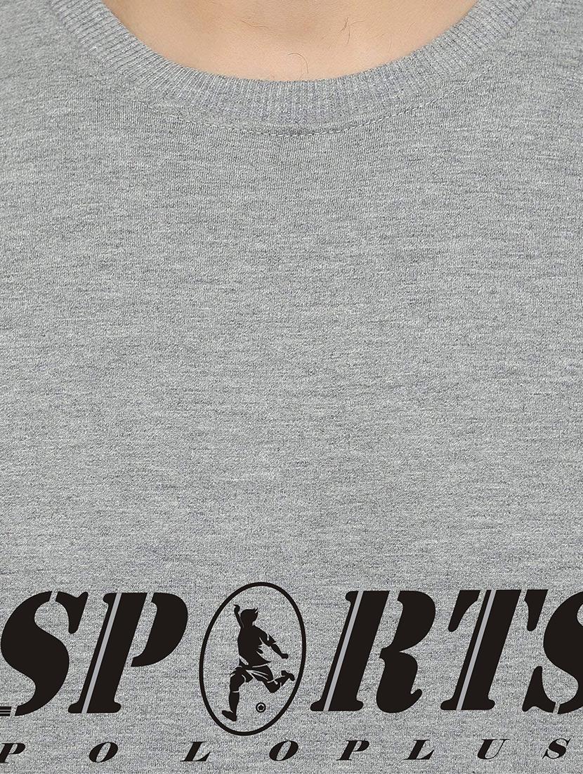 mens chest print sweatshirt - 18532532 - Standard Image - 4