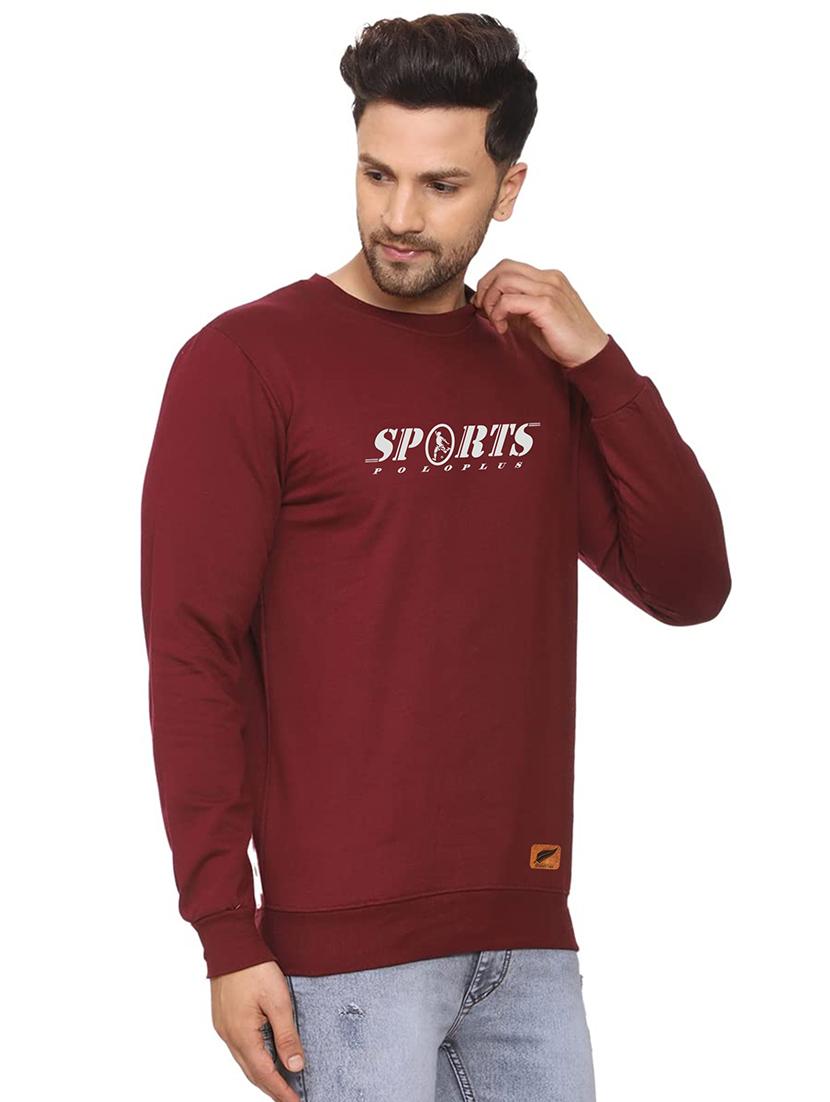 mens chest print sweatshirt - 18532533 - Standard Image - 1