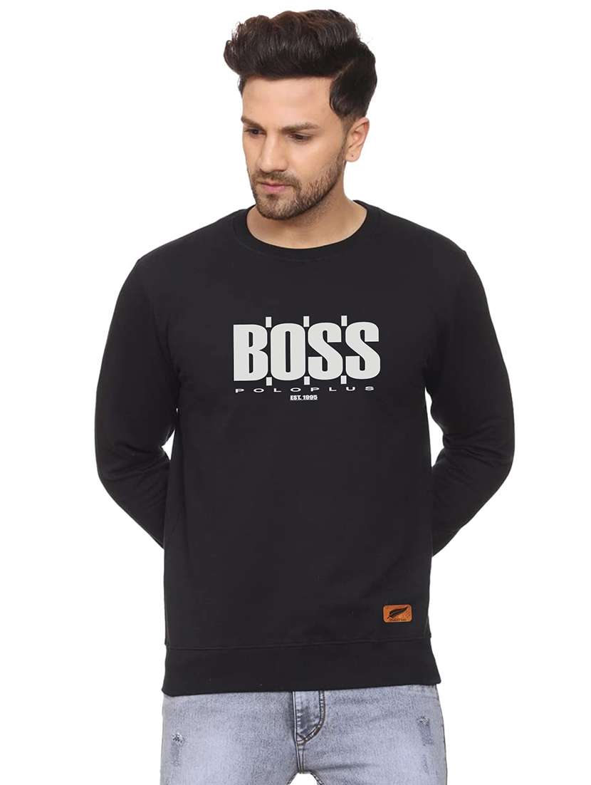 mens chest print sweatshirt