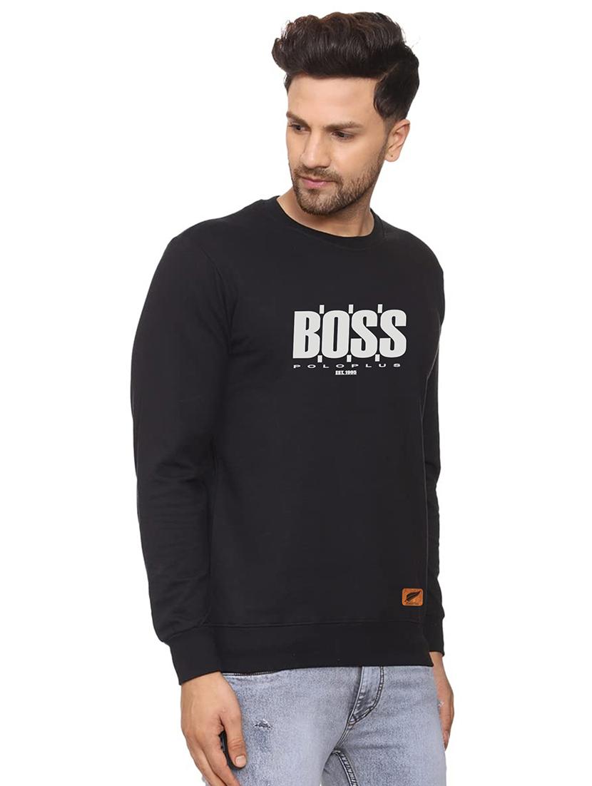mens chest print sweatshirt - 18532535 - Standard Image - 1