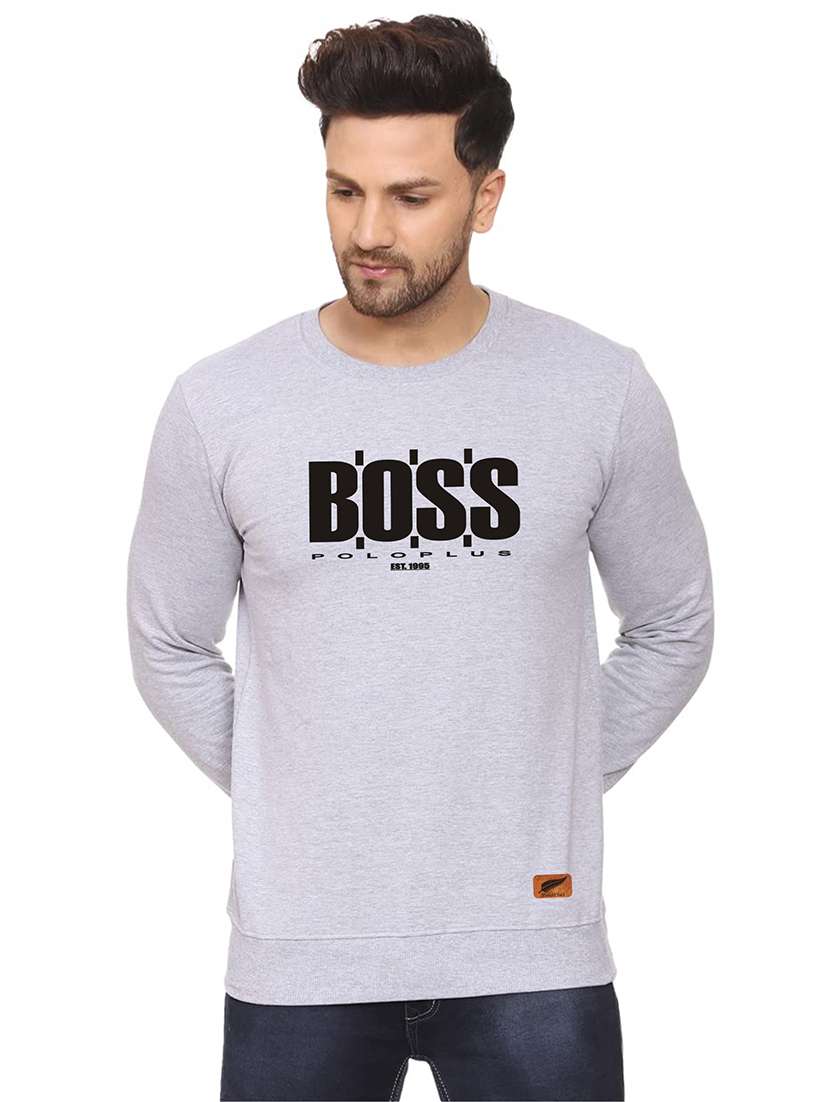 mens chest print sweatshirt