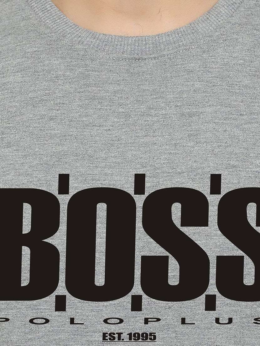 mens chest print sweatshirt - 18532536 - Standard Image - 4