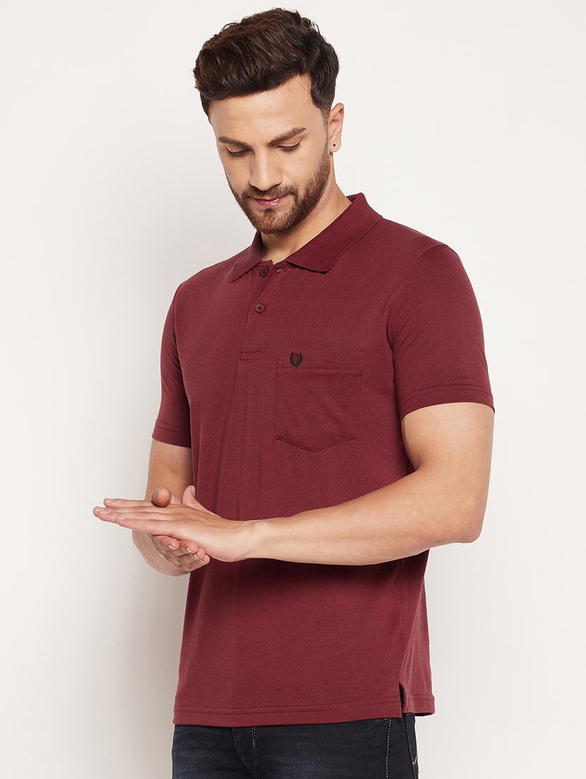 short sleeved solid polo t-shirt - 18532871 - Standard Image - 1