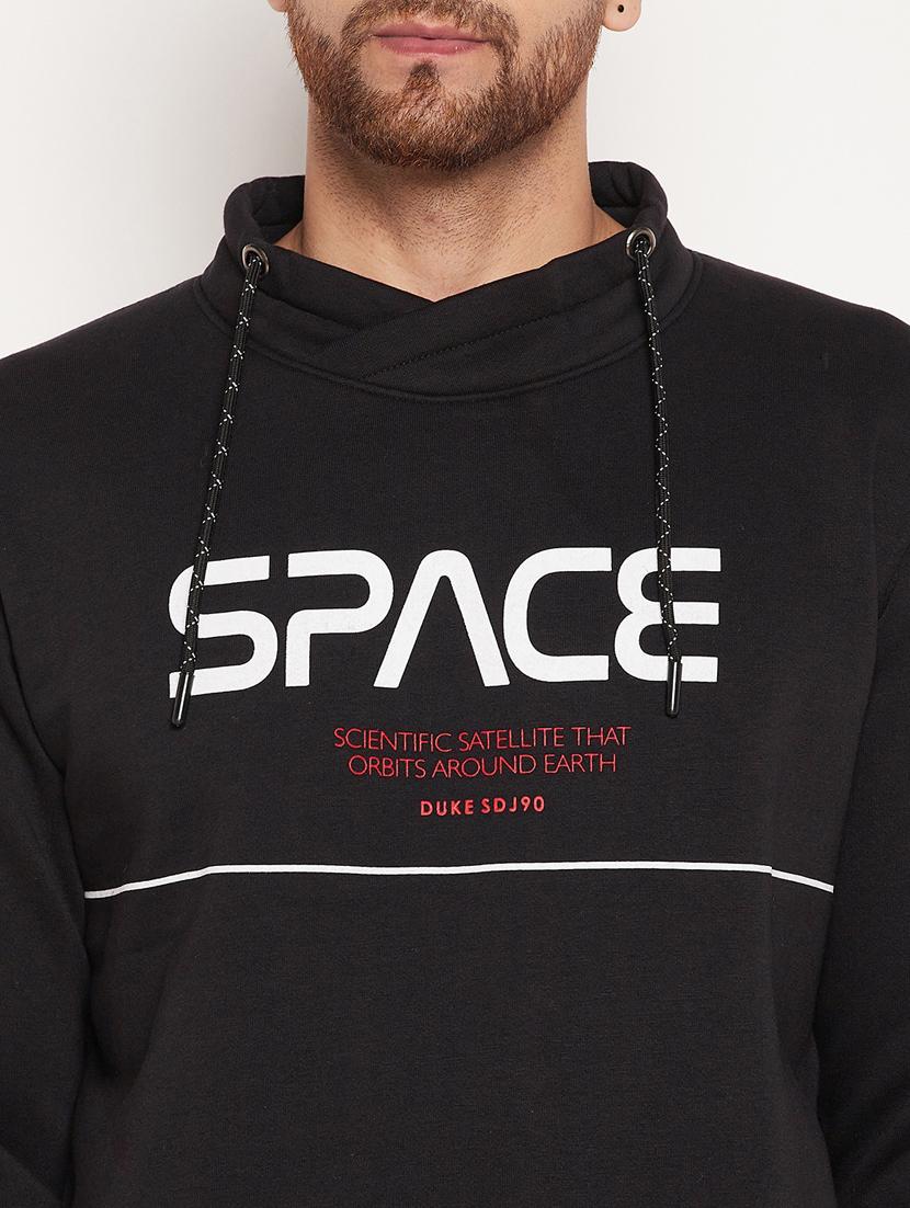 hooded printed sweatshirt - 18532878 - Standard Image - 4