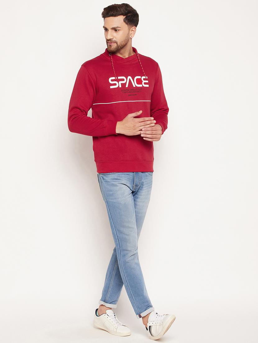hooded printed sweatshirt - 18532879 - Standard Image - 4