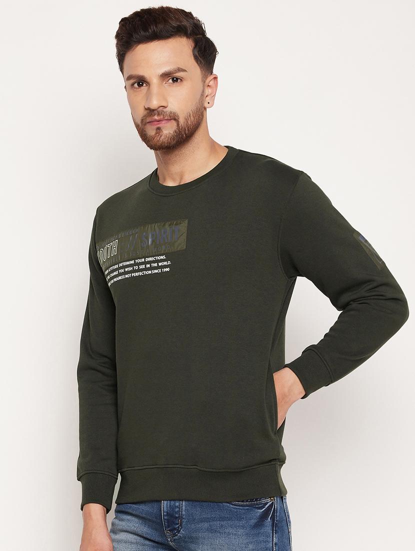 crew neck chest print sweatshirt - 18532880 -  Standard Image - 1