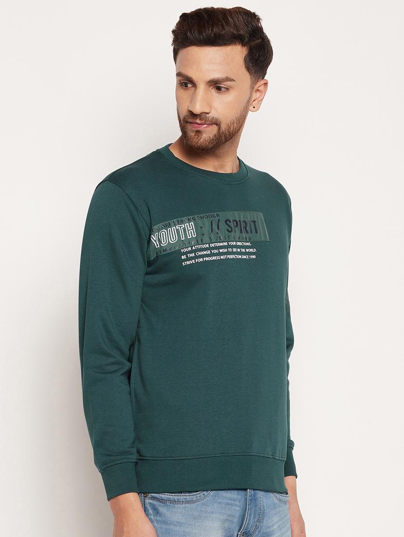 crew neck chest print sweatshirt - 18532881 - Standard Image - 1