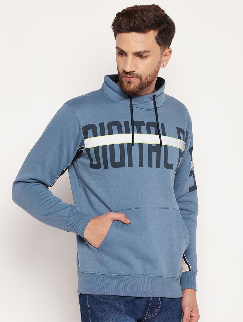 hooded printed sweatshirt - 18532882 - Standard Image - 1