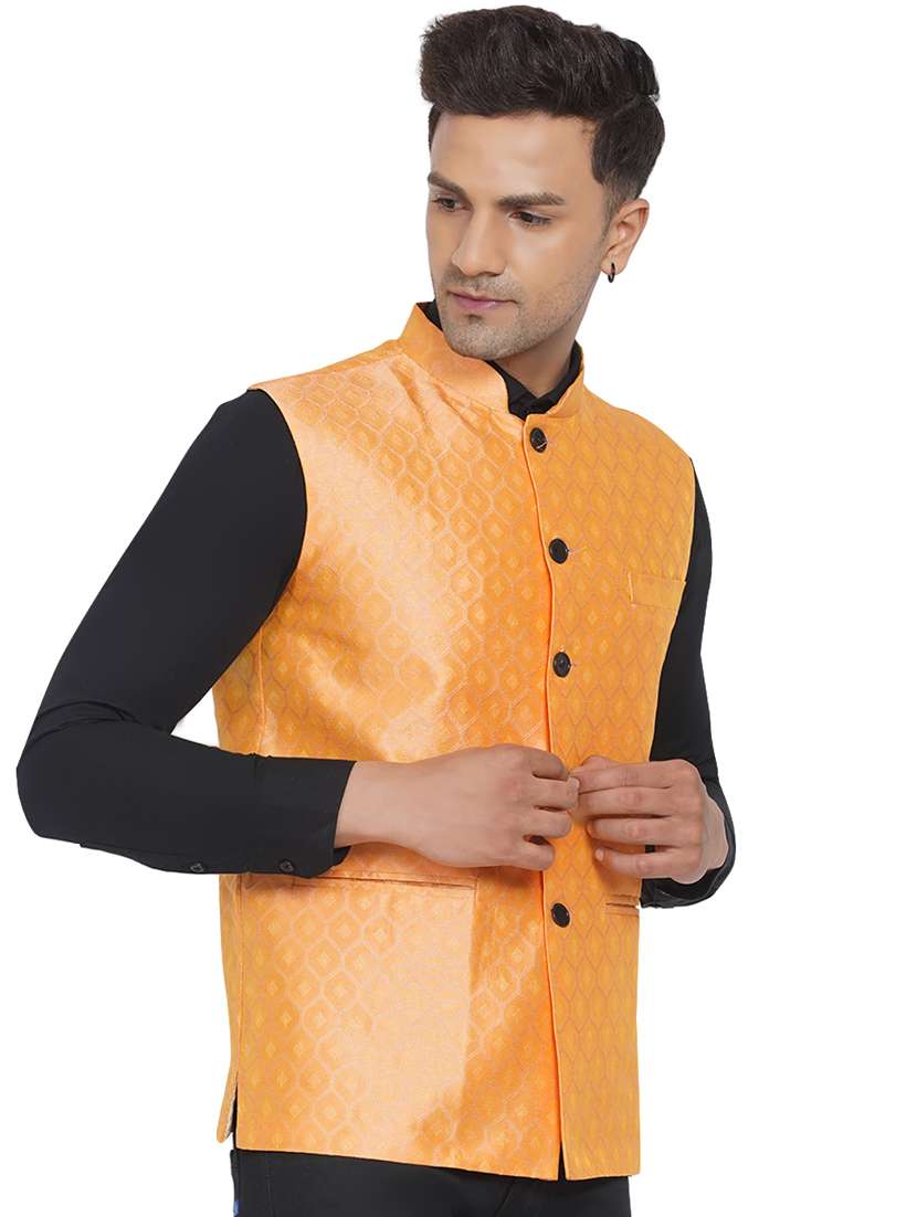 self designed nehru jacket - 18532905 -  Standard Image - 1