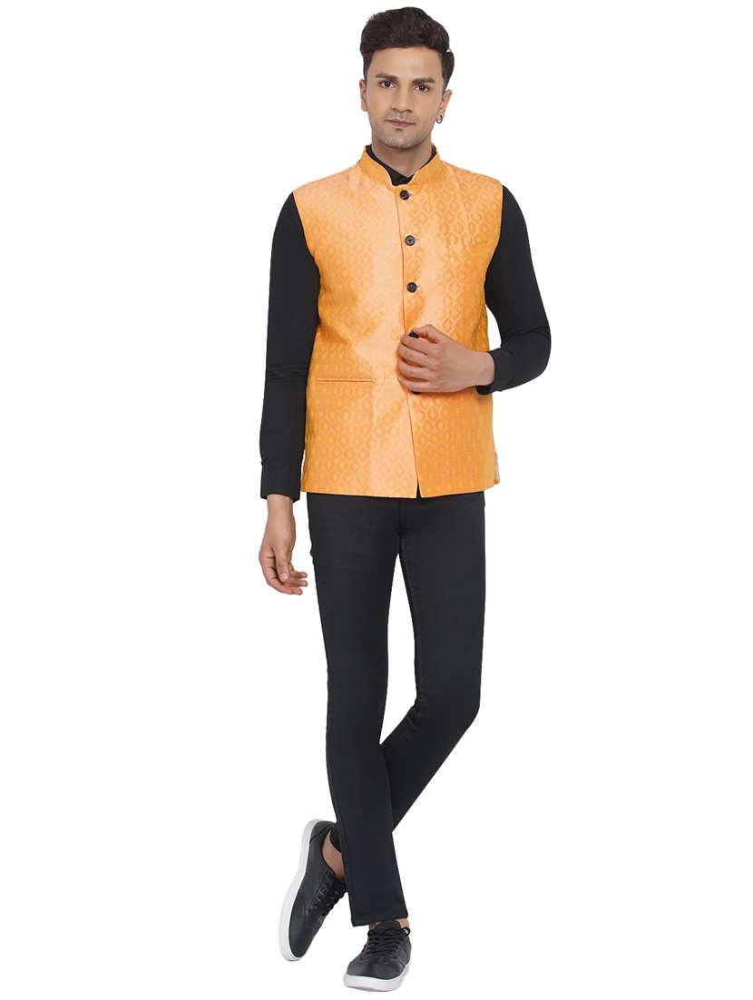 self designed nehru jacket - 18532905 -  Standard Image - 4