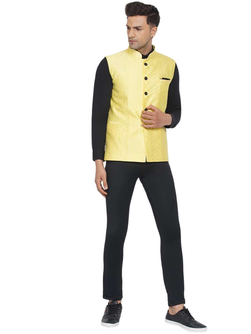 self designed nehru jacket - 18532911 -  Standard Image - 4