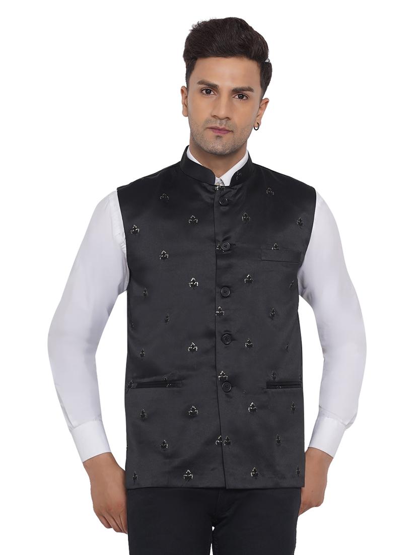 embroidered nehru jacket - 18532915 - Zoom Image - 0
