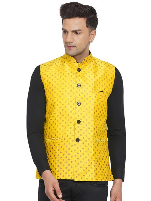 self designed nehru jacket - 18532917 - Standard Image - 0