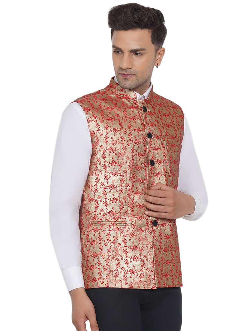 self designed nehru jacket - 18532934 - Standard Image - 1
