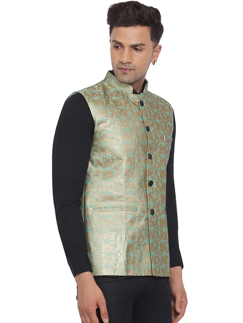 self designed nehru jacket - 18532939 - Standard Image - 1