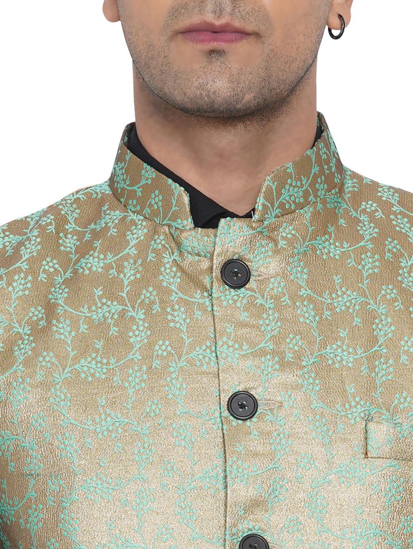 self designed nehru jacket - 18532939 - Standard Image - 4