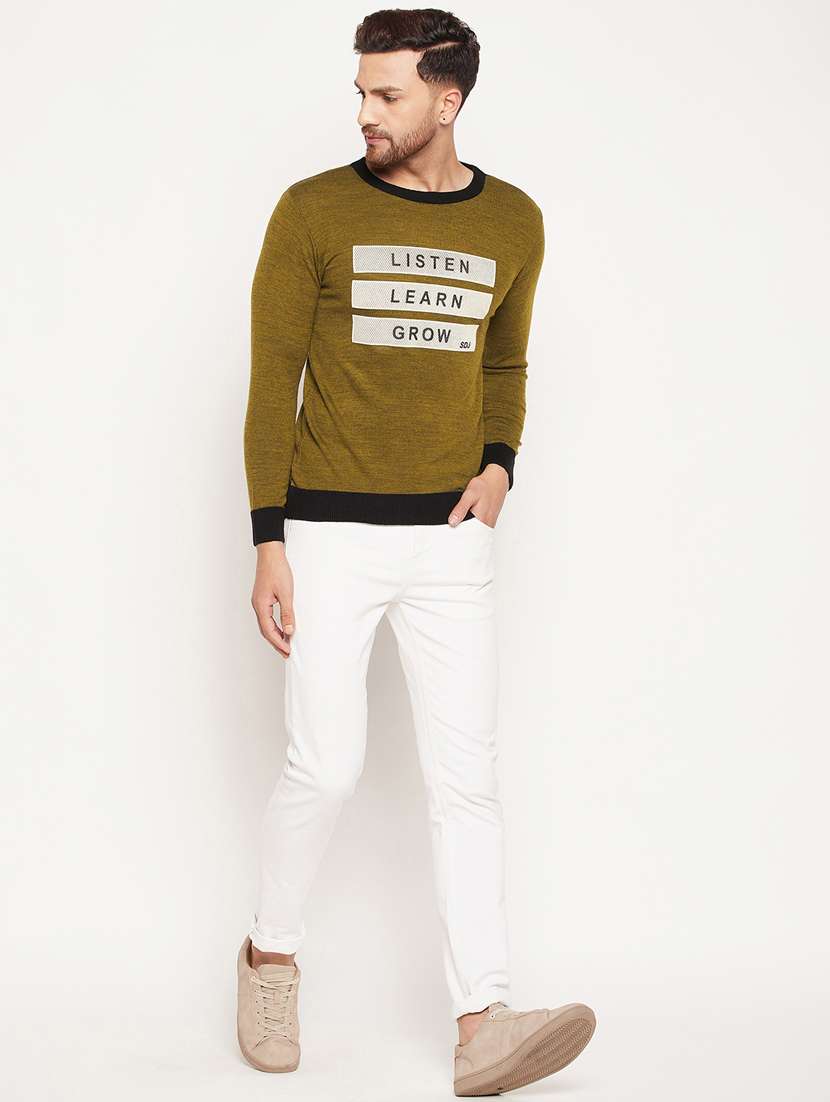 crew neck printed pullover - 18532979 -  Standard Image - 4