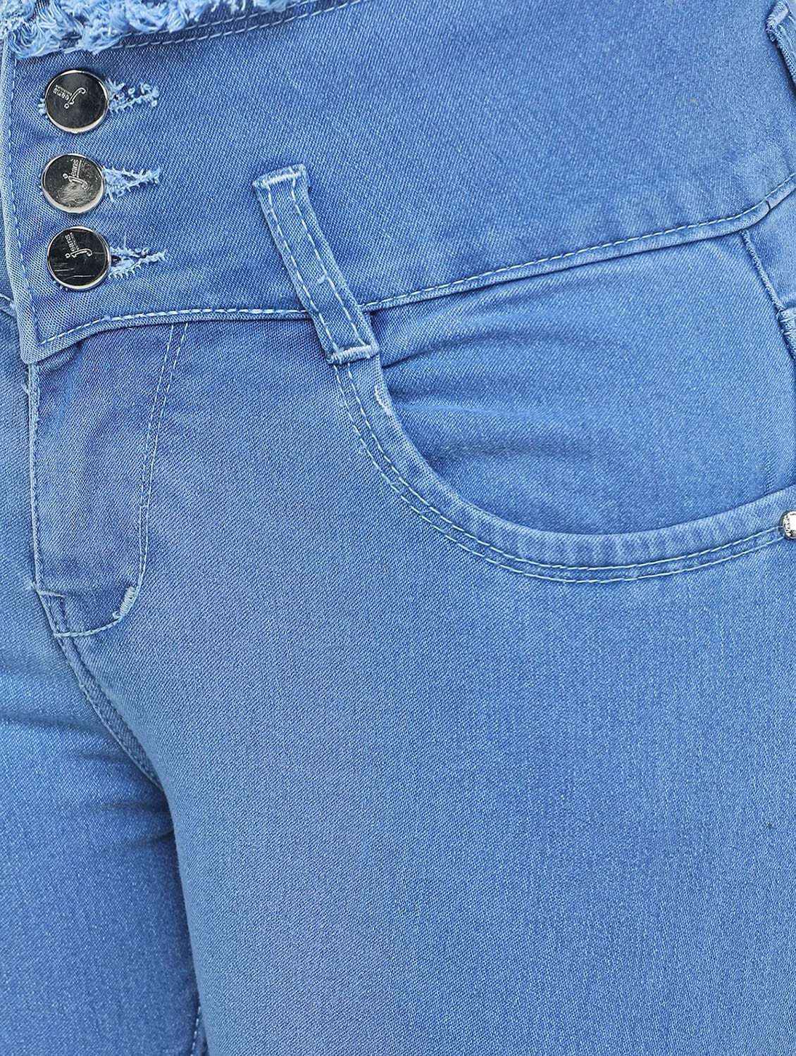 high rise stone washed bootcut jeans - 18533000 - Standard Image - 4