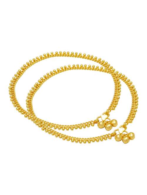 Gold Plated Brass Anklet 