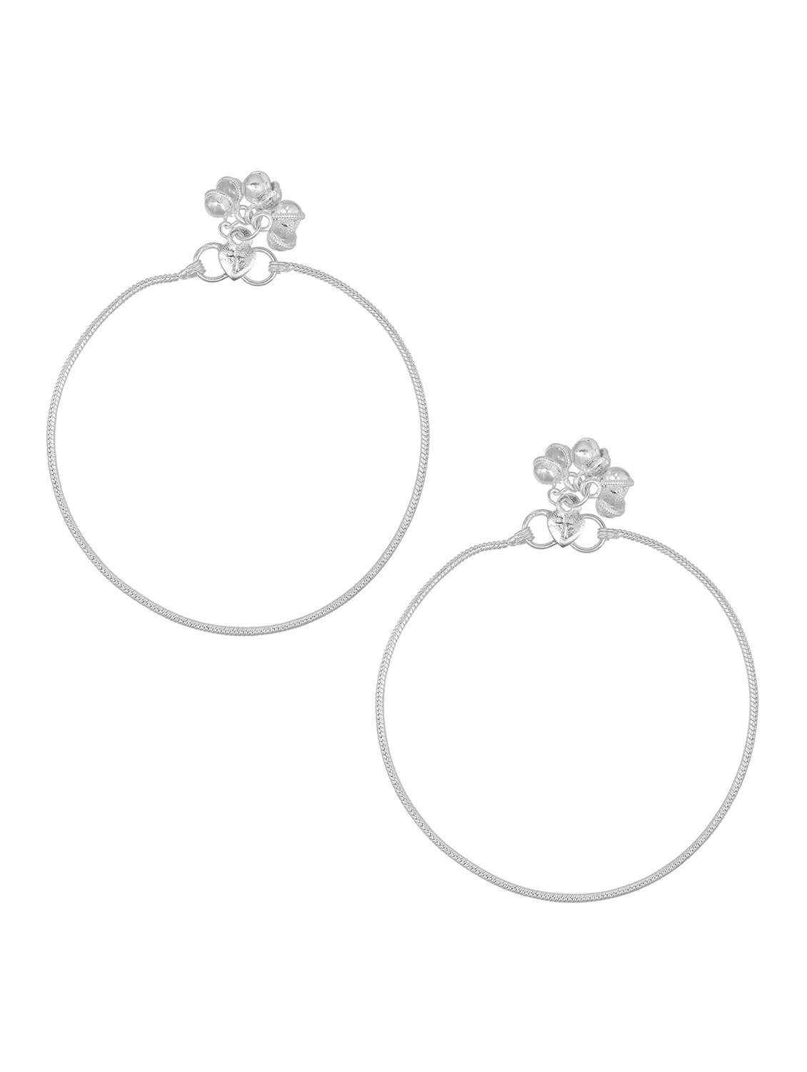 silver plated brass anklet  - 18534099 -  Standard Image - 1