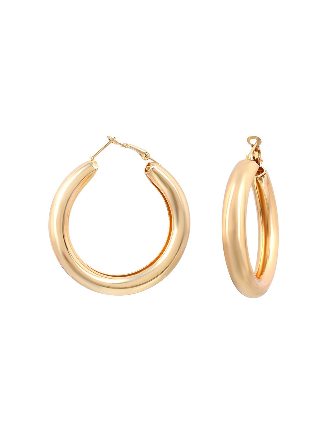 combo of 2 brass earrings - 18534135 - Standard Image - 4