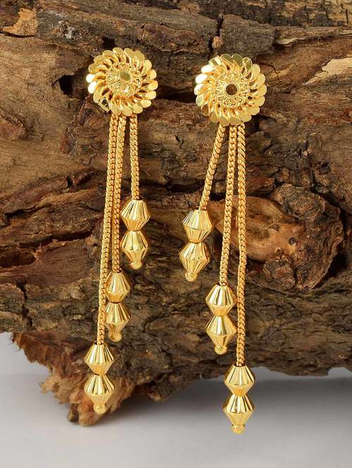 gold brass stud earring - 18534139 - Standard Image - 0
